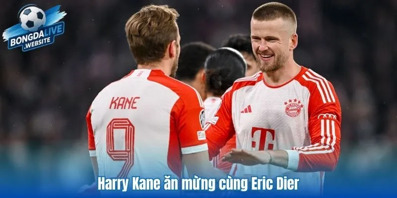 Harry Kane ăn mừng cùng Eric Dier
