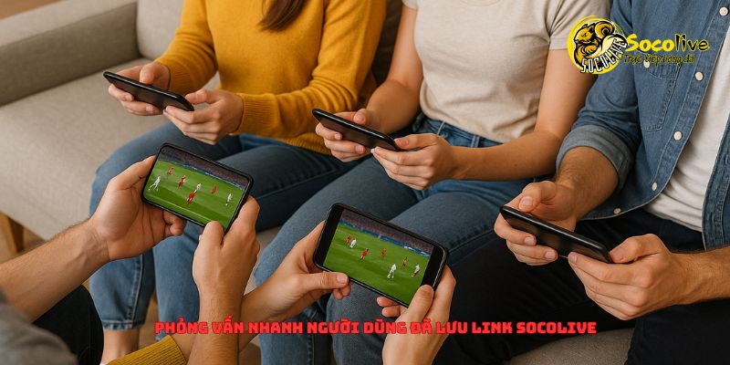 Phỏng vấn nhanh người dùng đã lưu link Socolive